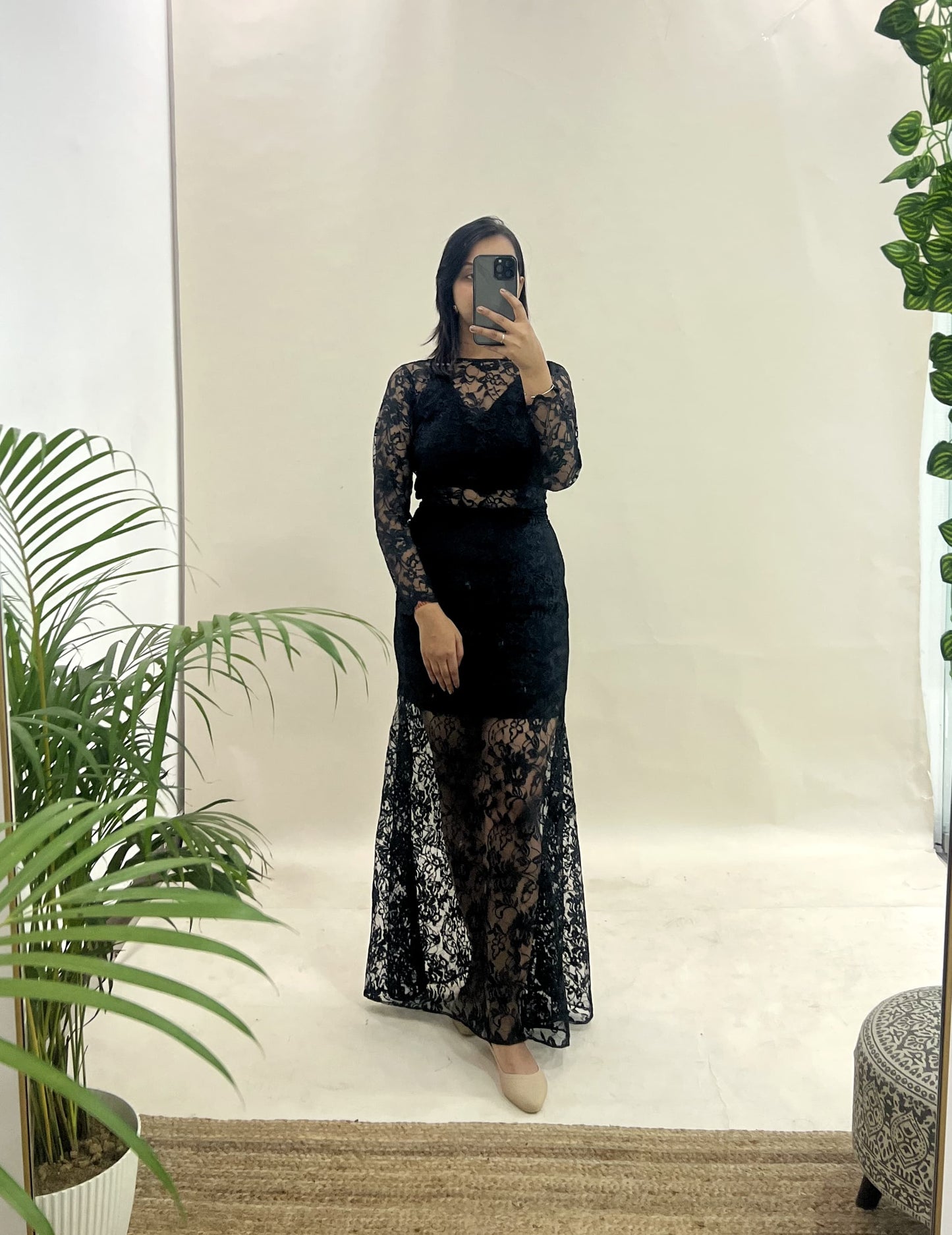 Black Lace Dress