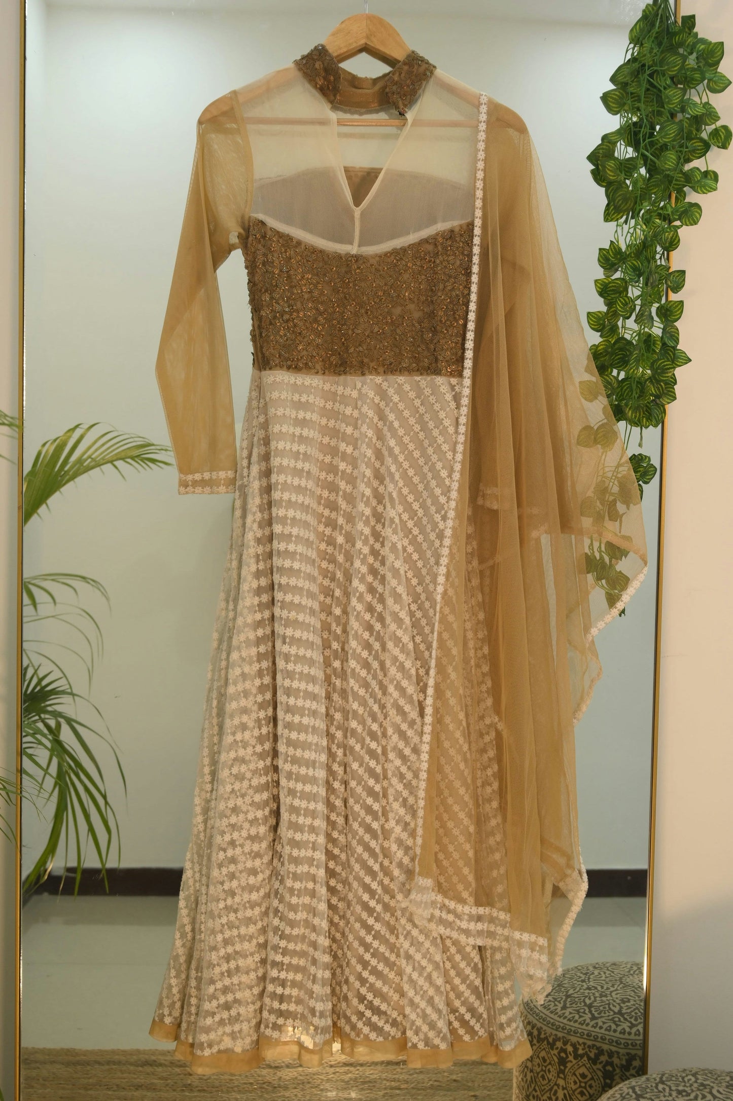 RD Brown Anarkali