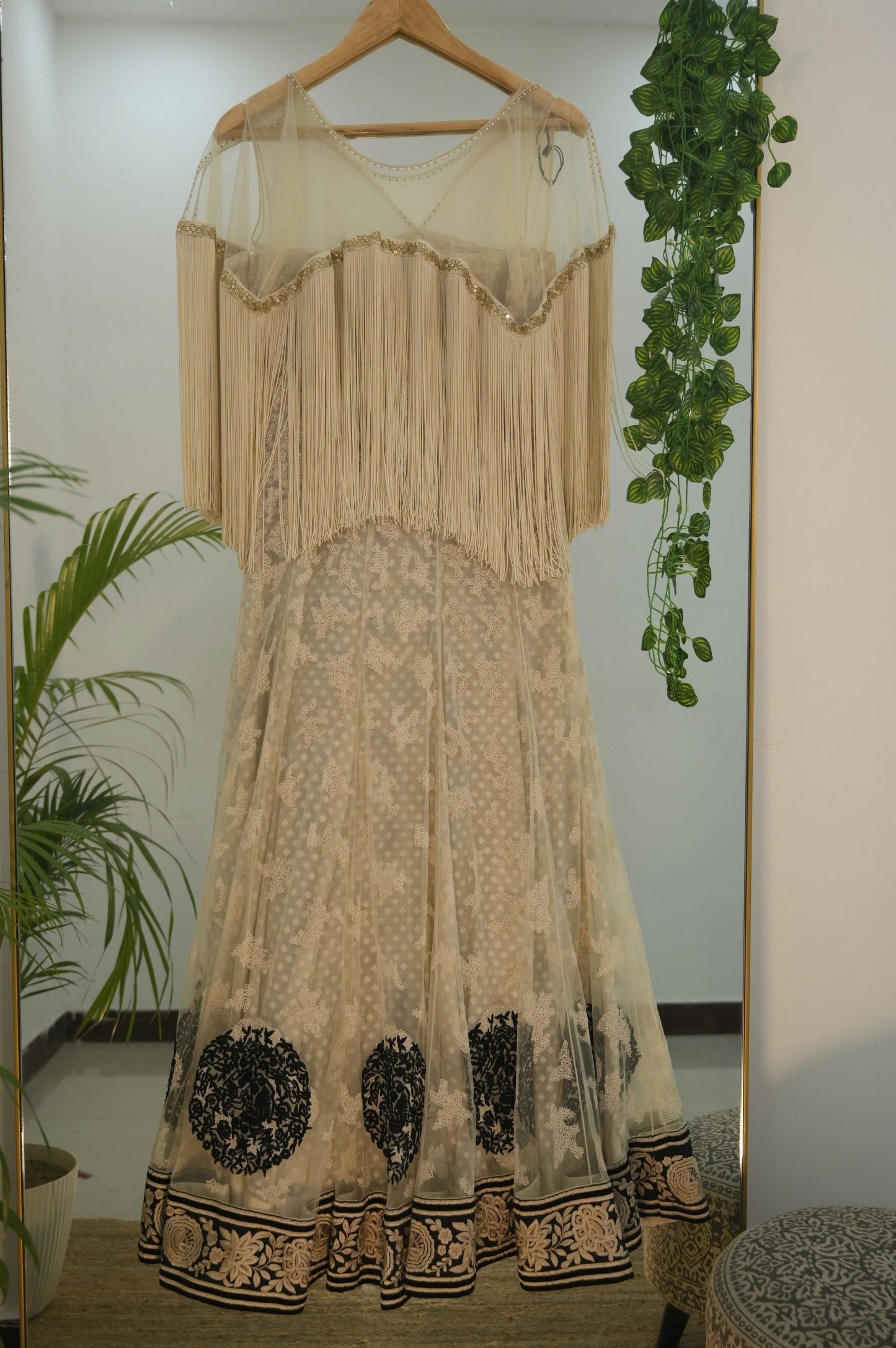 Fringe Detailed Anarkali