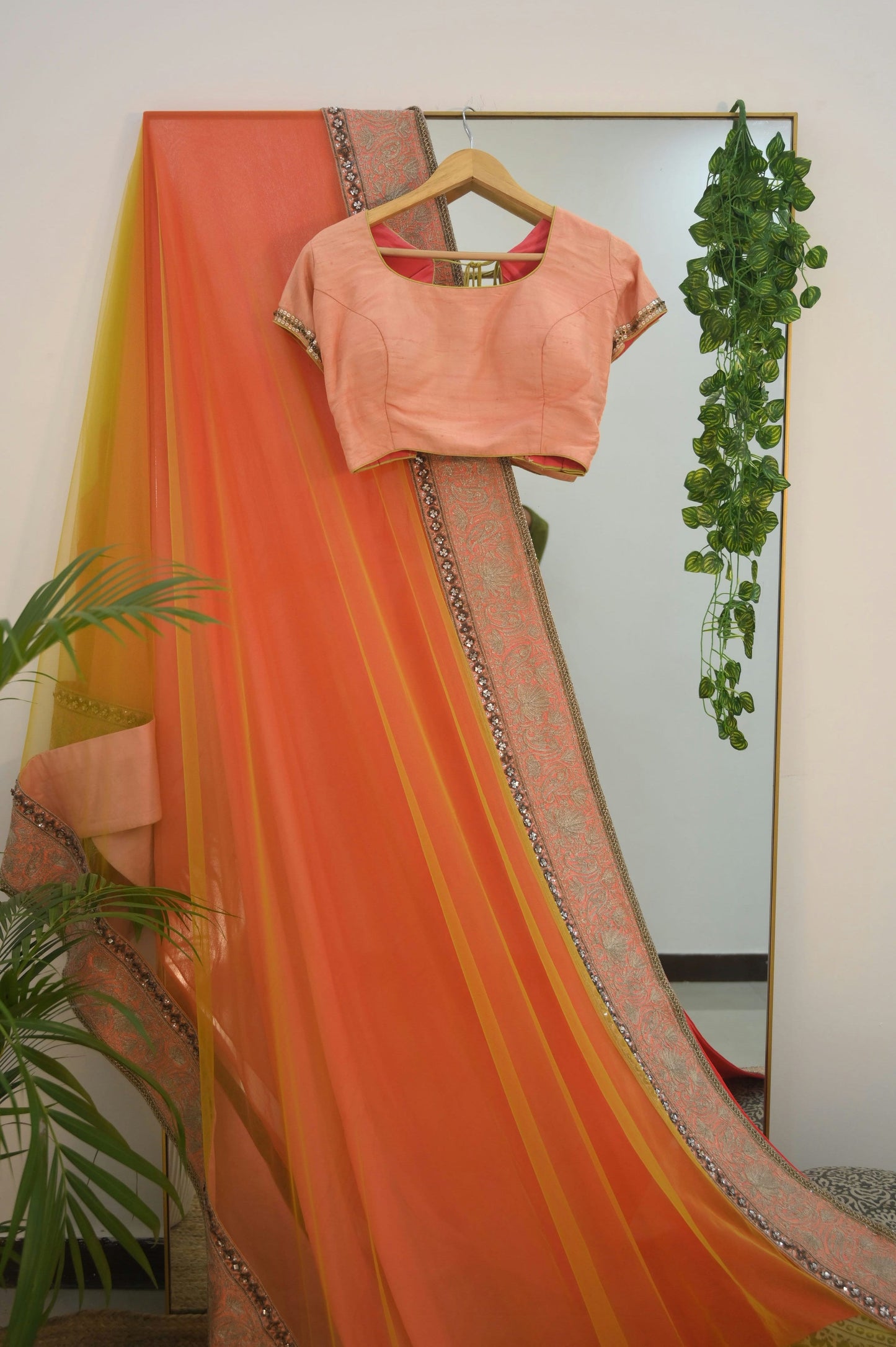 MM Signature Dual Tone Saree