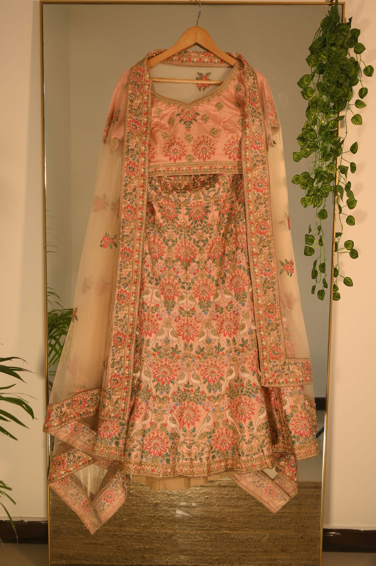 Pink Bridal Lehenga Set