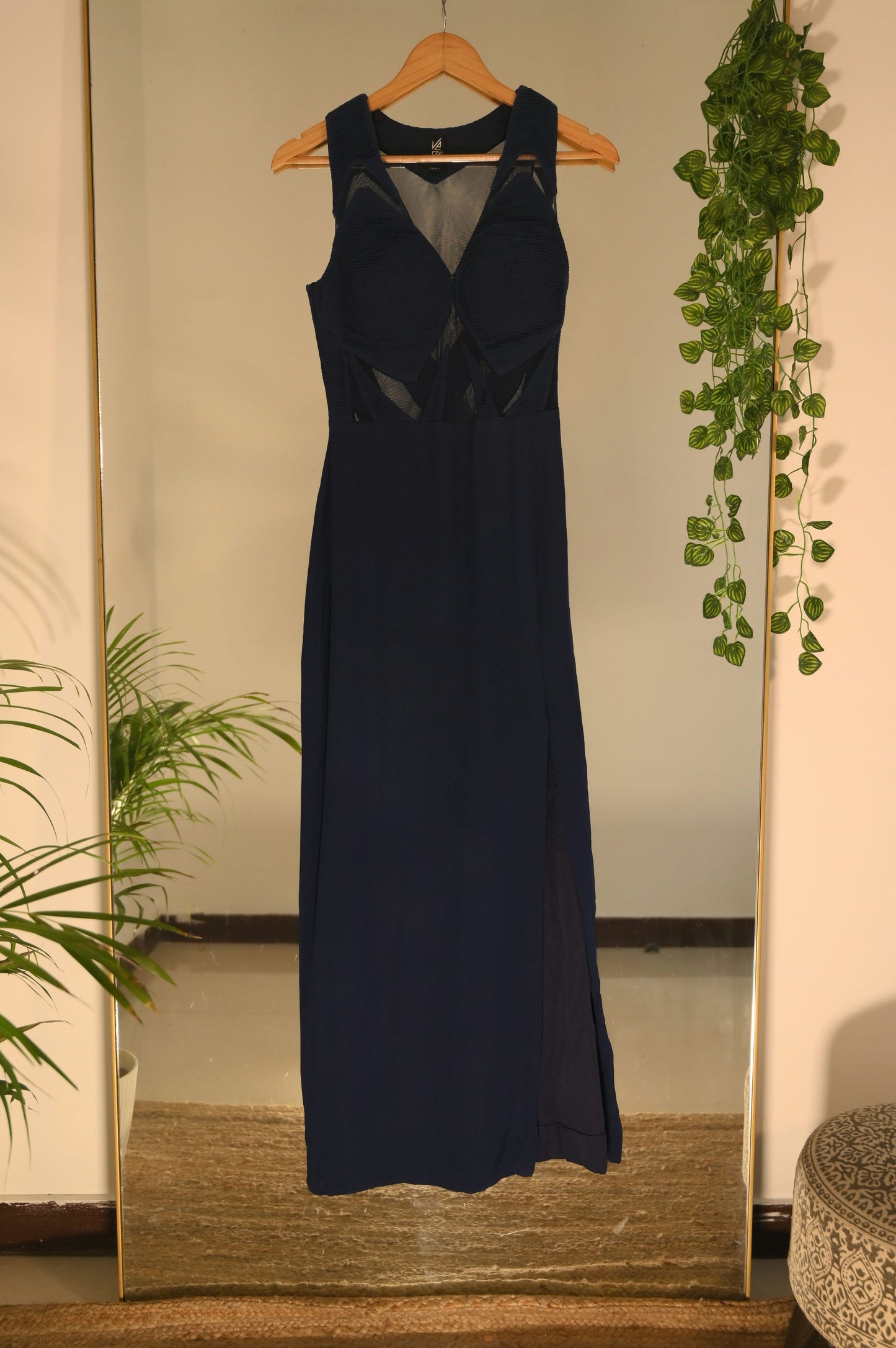 Pleated Cutout Bodycon Dress