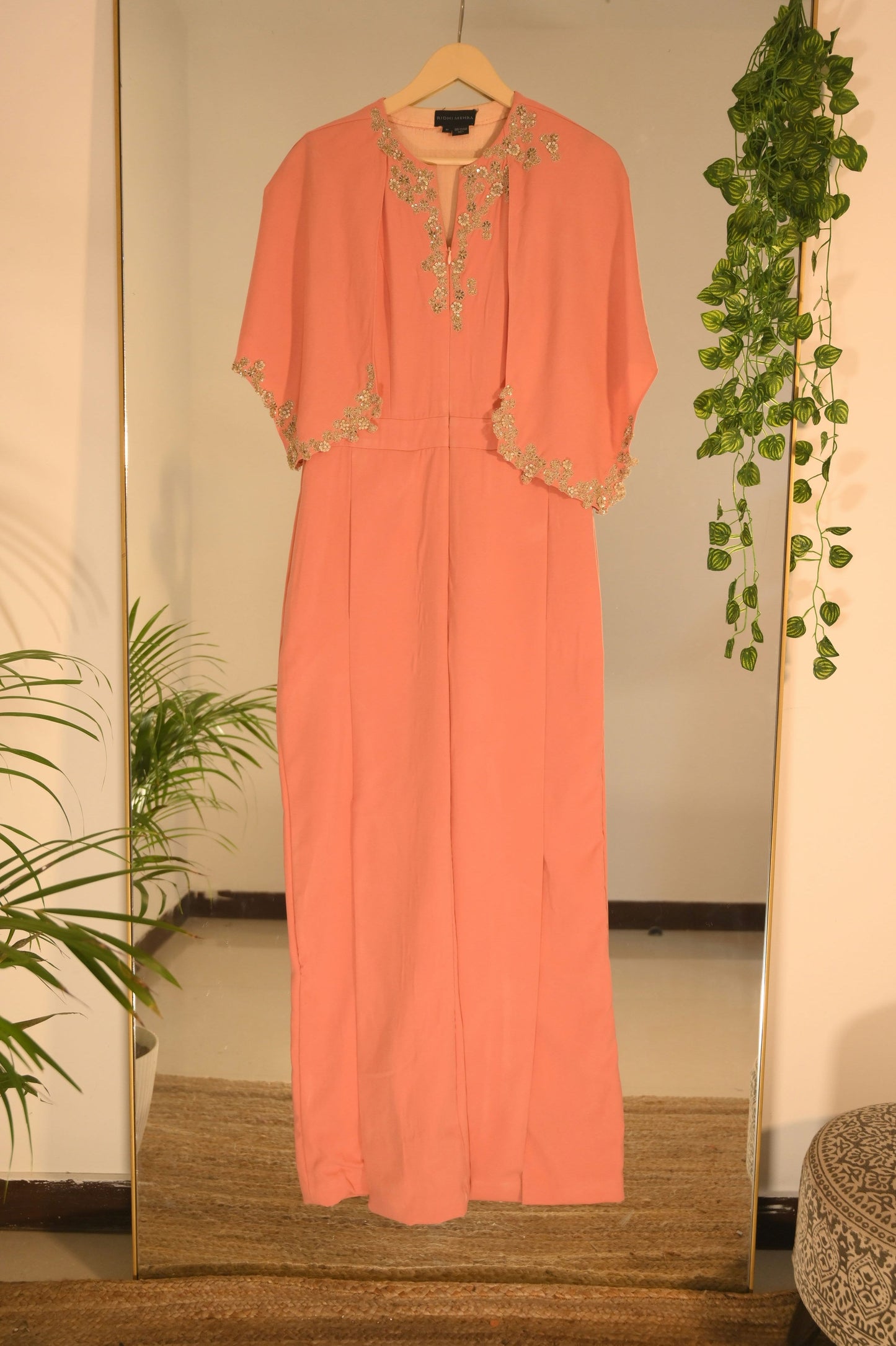 Jumpsuit with Sequin Work