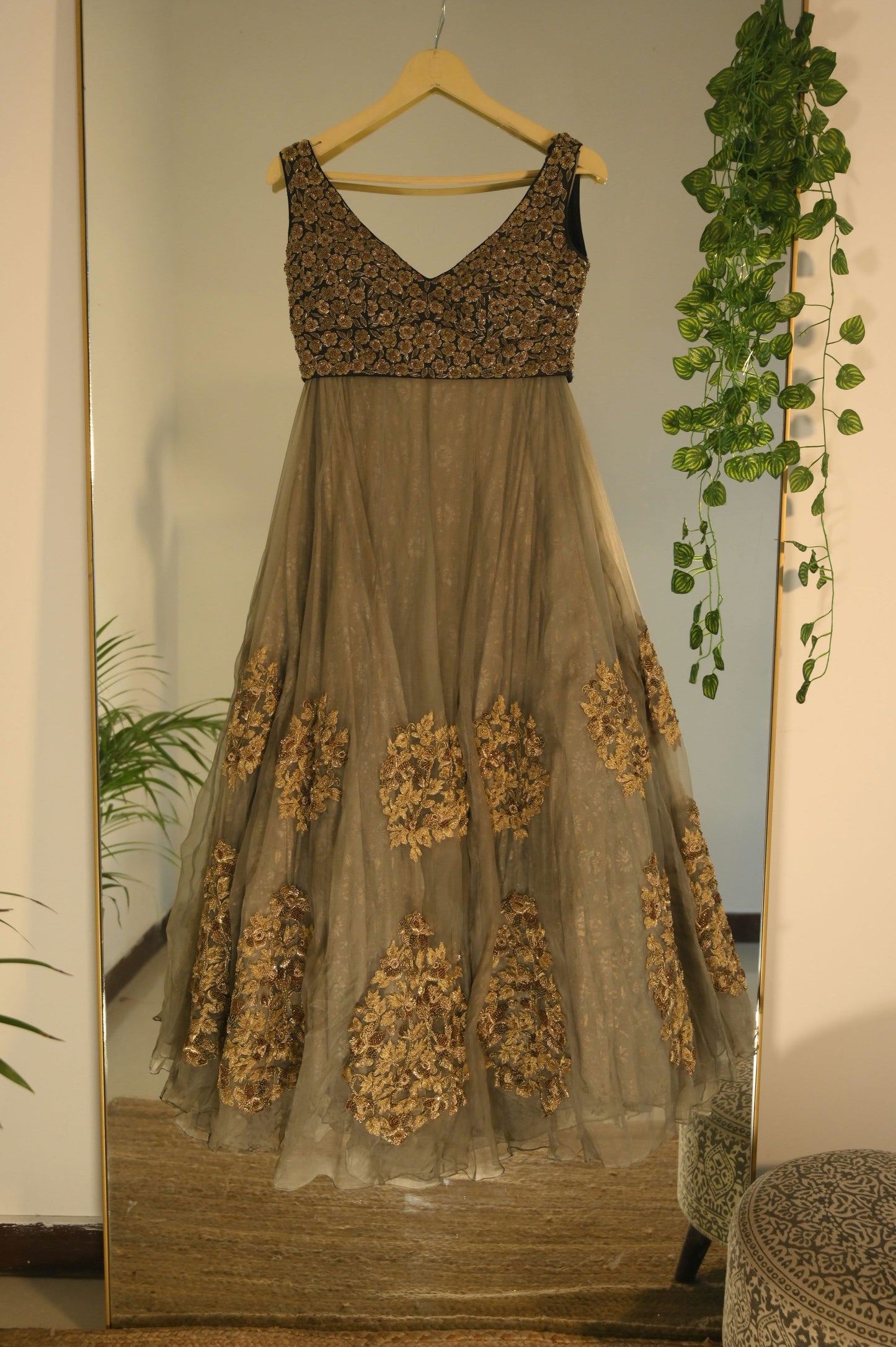 Black Zardosi Lehenga