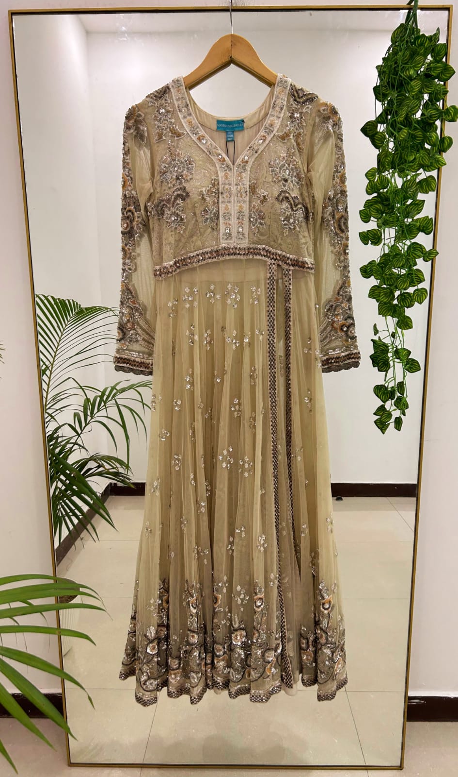 Heavily Embellished net Anarkali